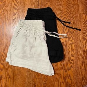 Linen pull on shorts Old Navy medium